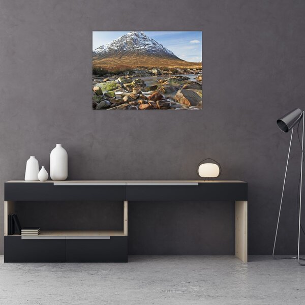 Slika - Planina s rijekom (70x50 cm)
