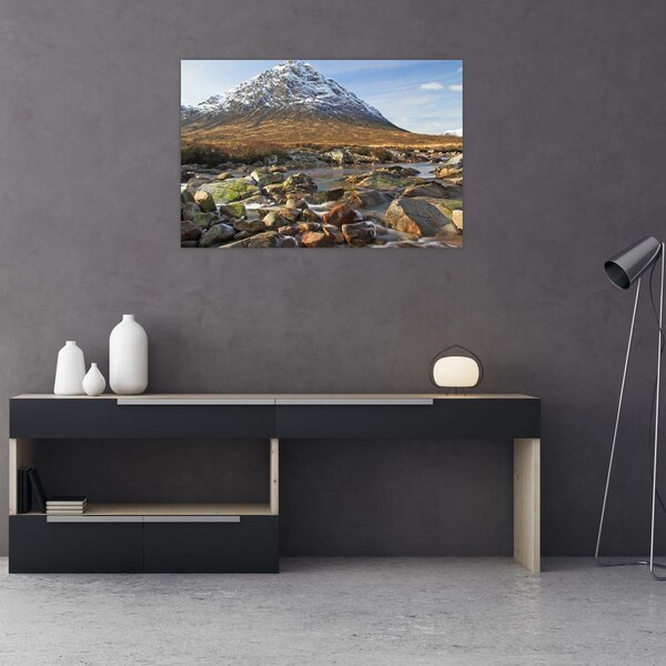 Slika - Planina s rijekom (90x60 cm)