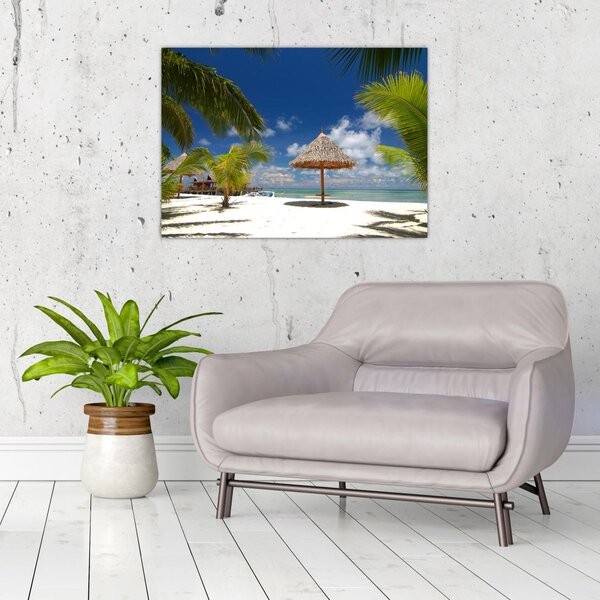 Slika - Plaža s bijelim pijeskom (70x50 cm)