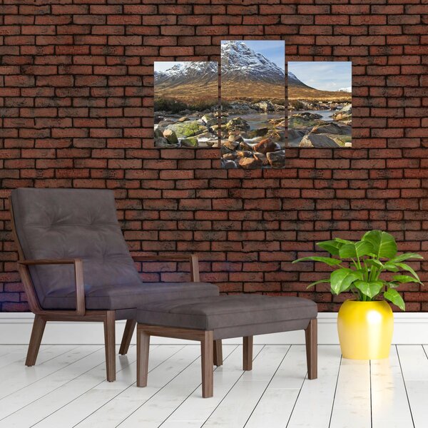 Slika - Planina s rijekom (90x60 cm)