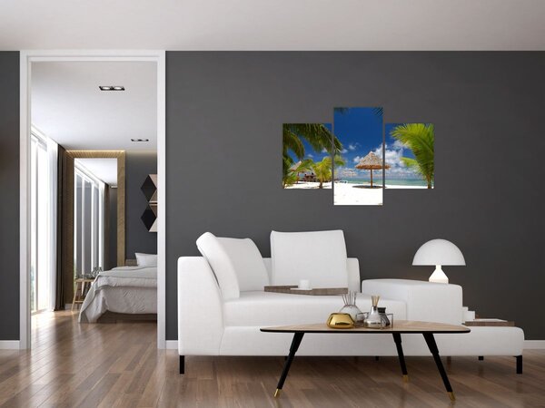 Slika - Plaža s bijelim pijeskom (90x60 cm)