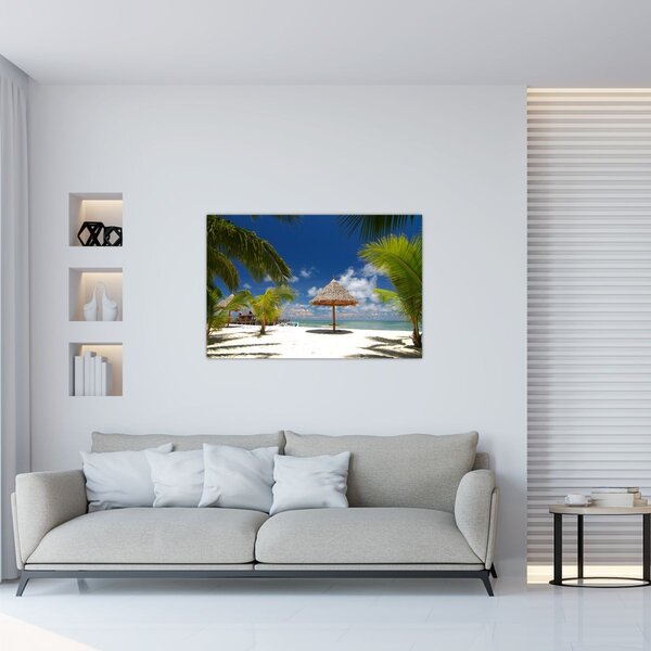 Slika - Plaža s bijelim pijeskom (90x60 cm)