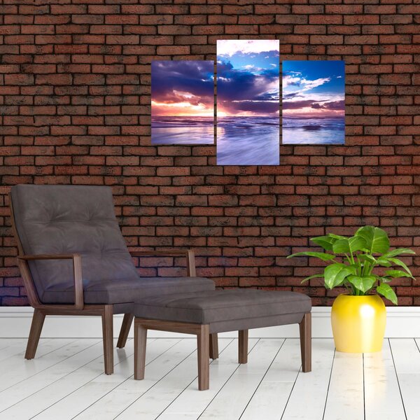 Slika - Zalazak sunca uz more (90x60 cm)