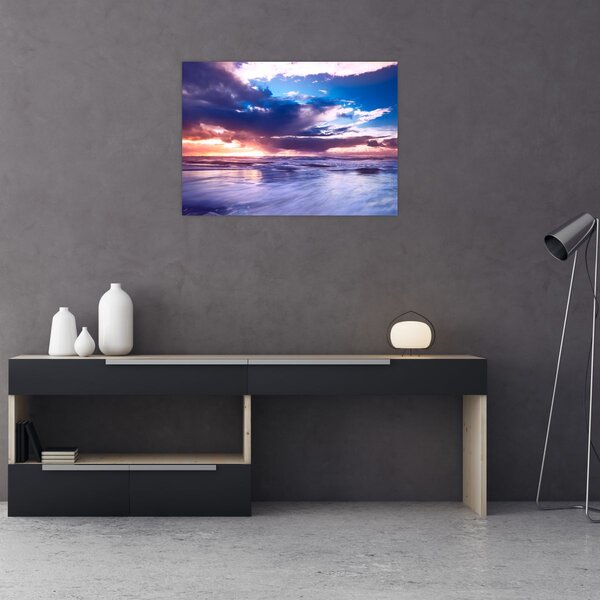 Slika - Zalazak sunca uz more (70x50 cm)