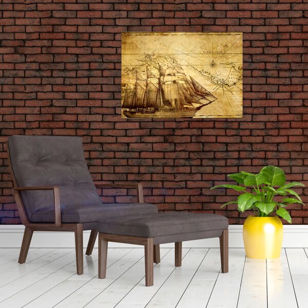 Slika - Stara karta (70x50 cm)