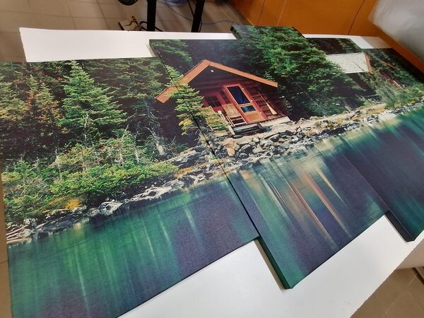 5-dijelna slika park Yoho u Kanadi
