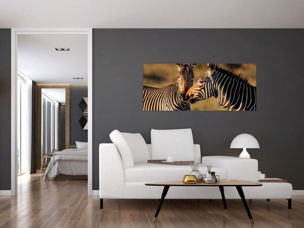Slika - Dvije zebre (120x50 cm)