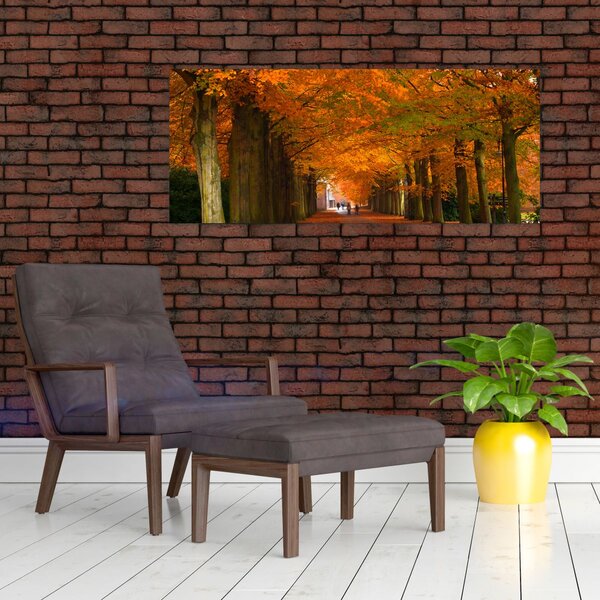 Slika - Avenija drveća u jesen (120x50 cm)