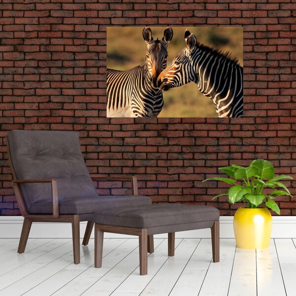 Slika - Dvije zebre (90x60 cm)
