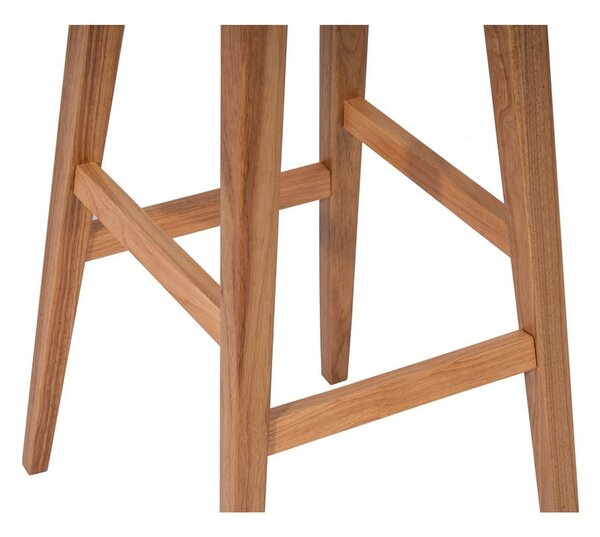 Barska stolica od masivnog kaučuka u prirodnoj boji (visine sjedala 75 cm) Club – Bonami Essentials