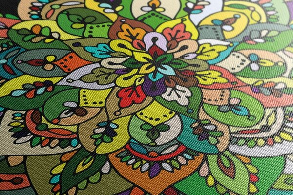 Slika zelena Mandala