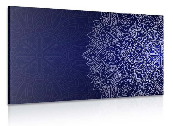 Slika tamnoplavi ornament