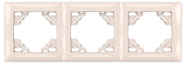 Trostruki okvir za utičnice OSTE JNH015-3F Beige