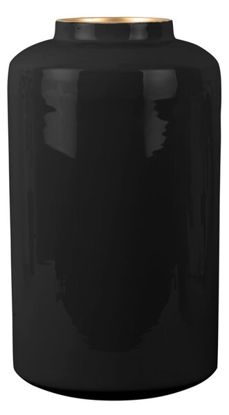 Crna emajlirana vaza PT LIVING Grand, visina 33 cm