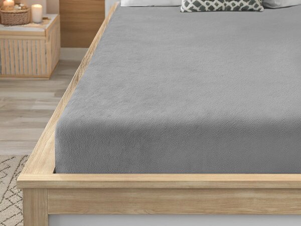 Plahta mikropliš SOFT 90x200 cm svijetlo siva