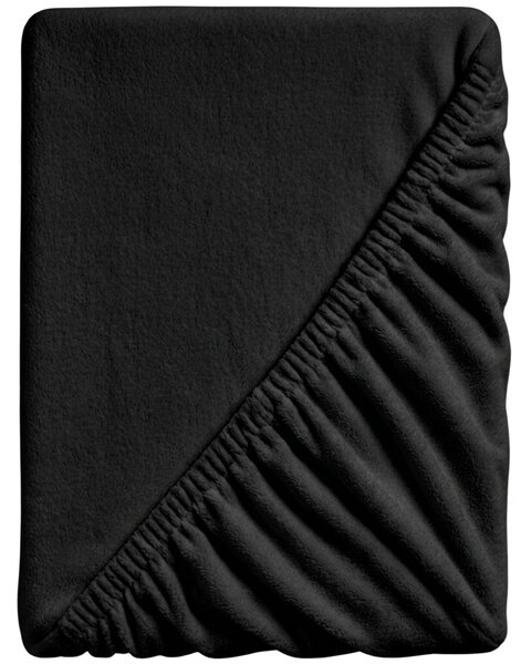 Plahta mikropliš SOFT 90x200 cm crna