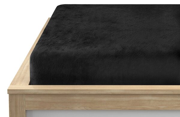 Plahta mikropliš SOFT 90x200 cm crna