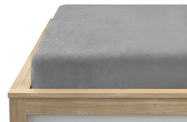 Plahta mikropliš SOFT 90x200 cm svijetlo siva