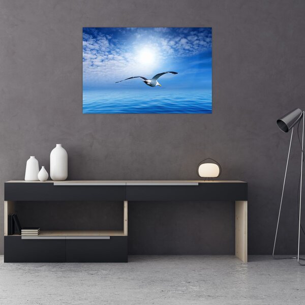Slika - Galeb nad morem (90x60 cm)