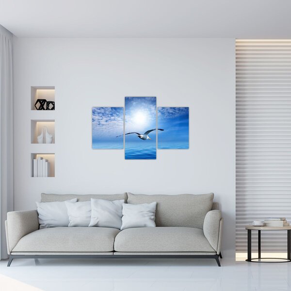 Slika - Galeb nad morem (90x60 cm)