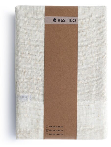 Zavjesa boje slonovače 140x250 cm Velari – Restilo