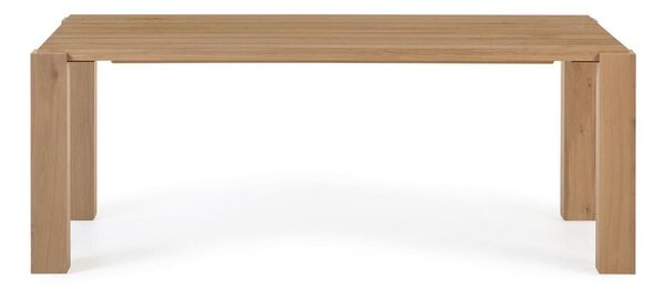 Blagovaonski stol u dekoru hrasta 100x200 cm Deyanira – Kave Home