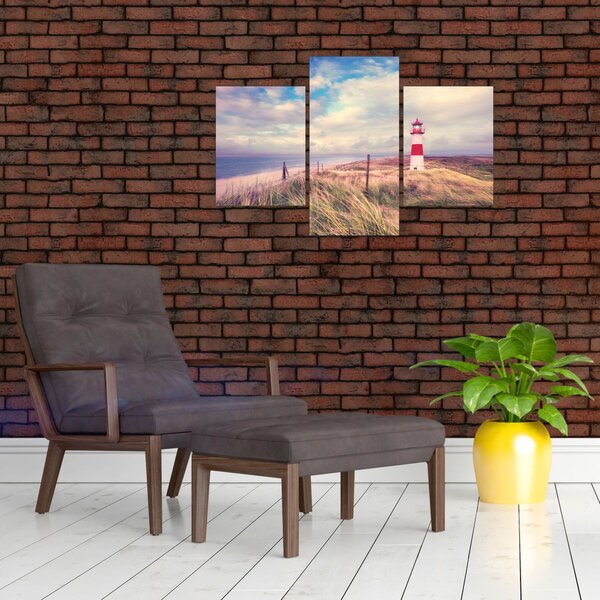 Slika - Crveni svjetionik (90x60 cm)