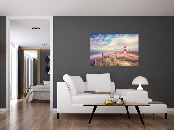 Slika - Crveni svjetionik (90x60 cm)