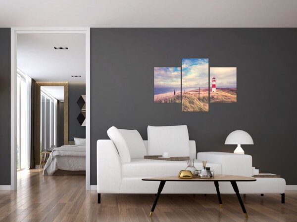 Slika - Crveni svjetionik (90x60 cm)