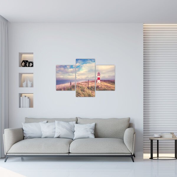 Slika - Crveni svjetionik (90x60 cm)