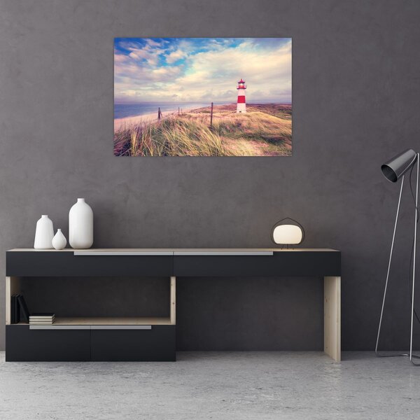 Slika - Crveni svjetionik (90x60 cm)