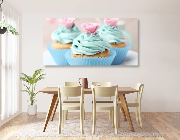 Slika šareni slatki cupcakes