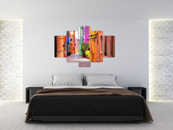Slika - Šarena kuća u Buranu, Venecija (150x105 cm)