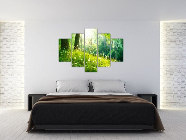Slika - Čarobna livada puna maslačaka (150x105 cm)