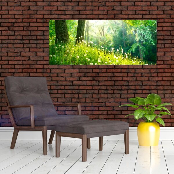 Slika - Čarobna livada puna maslačaka (120x50 cm)