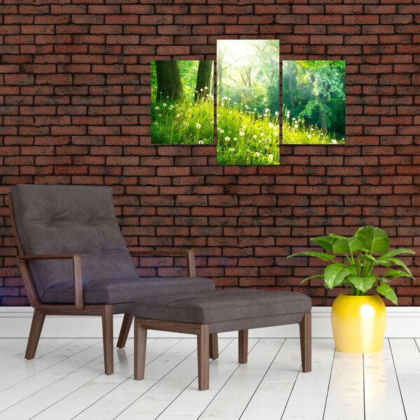 Slika - Čarobna livada puna maslačaka (90x60 cm)