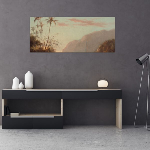 Slika - Camille Pissarro, A creek in st. Thomas (Virgin Islands), reprodukcije (120x50 cm)