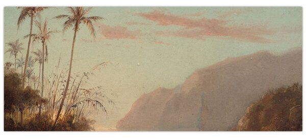 Slika - Camille Pissarro, A creek in st. Thomas (Virgin Islands), reprodukcije (120x50 cm)