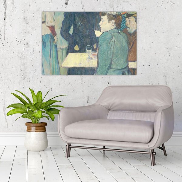 Slika - Henri de Toulouse-Lautrec, A Corner of the Moulin de la Galette, reprodukcije (90x60 cm)
