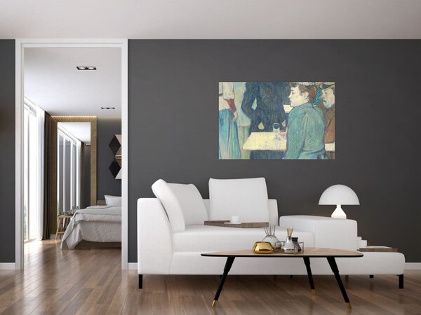 Slika - Henri de Toulouse-Lautrec, A Corner of the Moulin de la Galette, reprodukcije (90x60 cm)