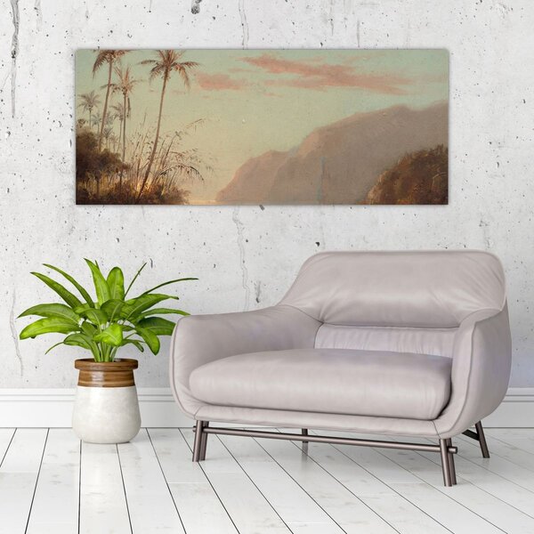 Slika - Camille Pissarro, A creek in st. Thomas (Virgin Islands), reprodukcije (120x50 cm)