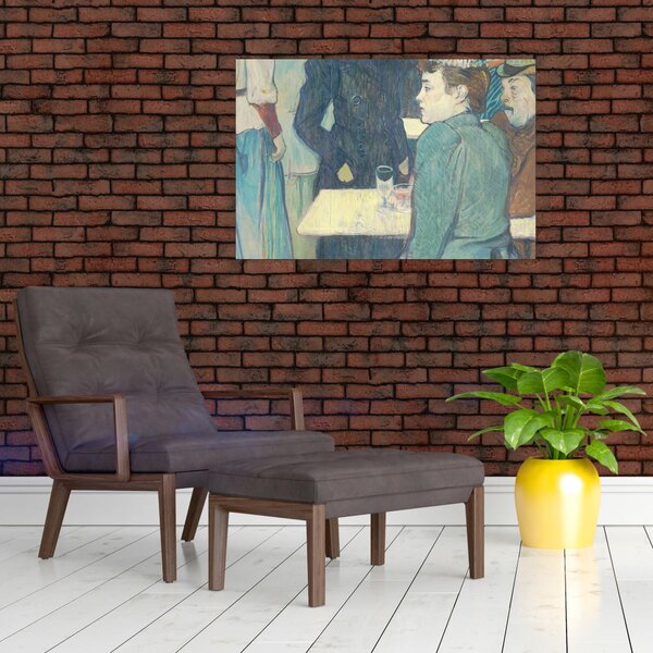 Slika - Henri de Toulouse-Lautrec, A Corner of the Moulin de la Galette, reprodukcije (90x60 cm)