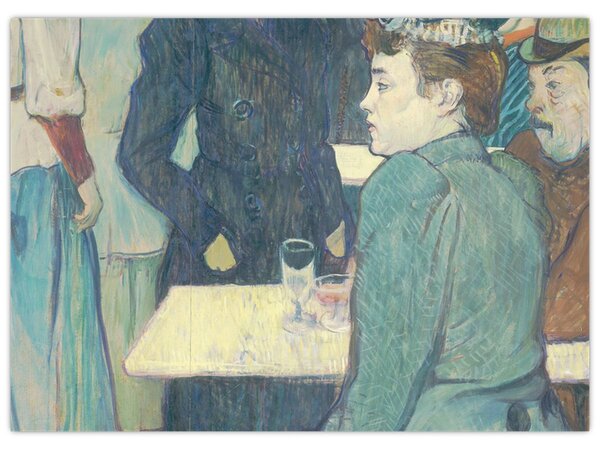 Slika - Henri de Toulouse-Lautrec, A Corner of the Moulin de la Galette, reprodukcije (70x50 cm)