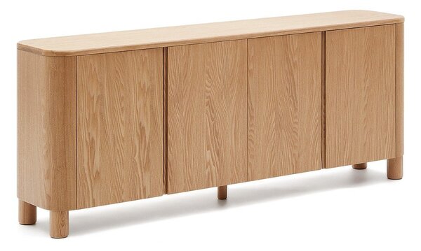 Komoda u dekoru jasena u prirodnoj boji 200x79x40 cm Salaya – Kave Home
