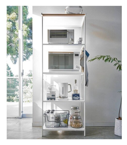Mat bijeli željezni regal 60x170x46,5 cm Tower – YAMAZAKI