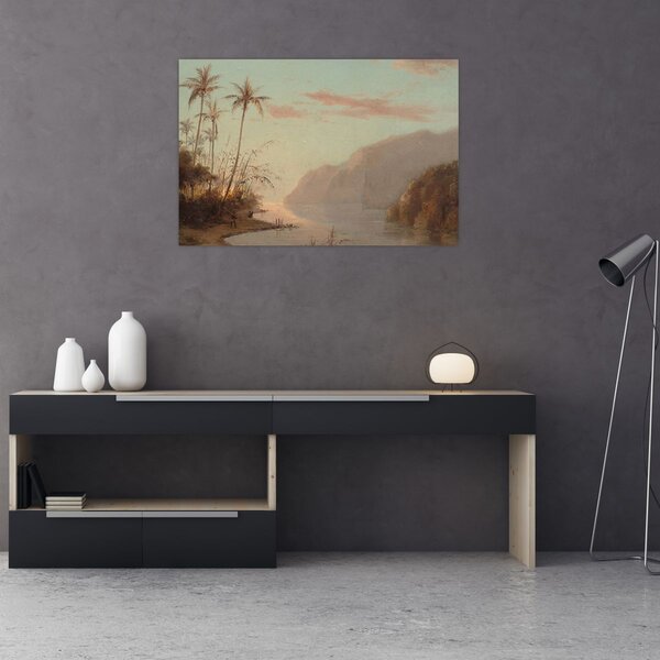 Slika - Camille Pissarro, A creek in st. Thomas (Virgin Islands), reprodukcije (90x60 cm)
