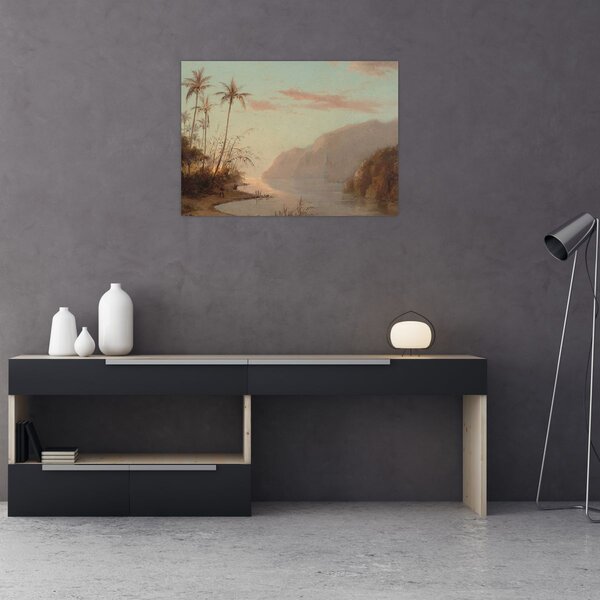 Slika - Camille Pissarro, A creek in st. Thomas (Virgin Islands), reprodukcije (70x50 cm)