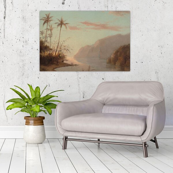 Slika - Camille Pissarro, A creek in st. Thomas (Virgin Islands), reprodukcije (90x60 cm)
