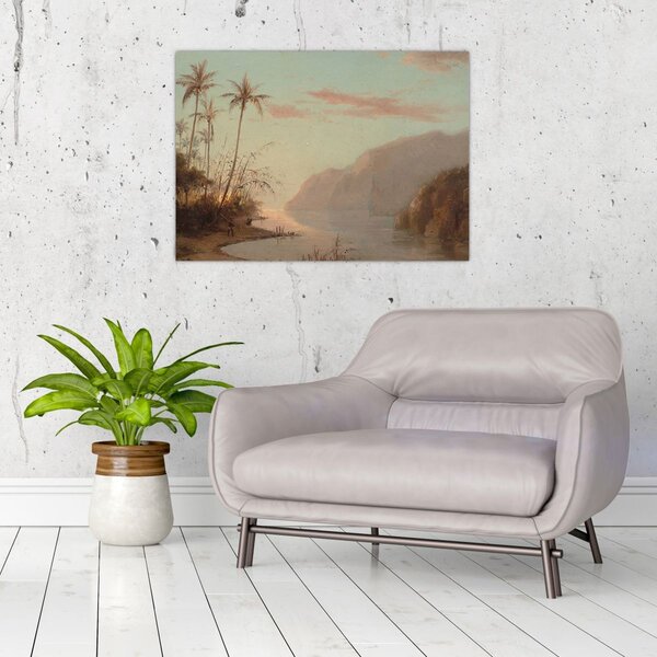 Slika - Camille Pissarro, A creek in st. Thomas (Virgin Islands), reprodukcije (70x50 cm)