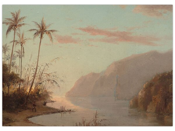 Slika - Camille Pissarro, A creek in st. Thomas (Virgin Islands), reprodukcije (70x50 cm)